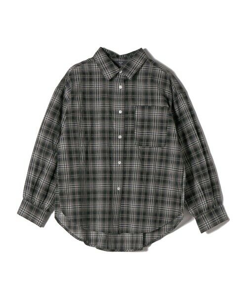 SHIPS / シップス シャツ・ブラウス | SHIPS Colors:〈手洗い可能〉シアー チェック シャツ◇ | 詳細7