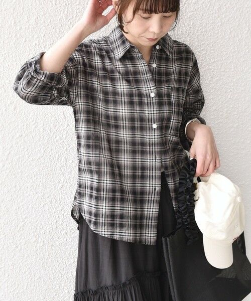 SHIPS / シップス シャツ・ブラウス | SHIPS Colors:〈手洗い可能〉シアー チェック シャツ◇ | 詳細11