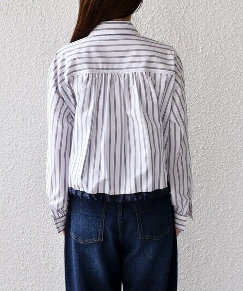 SHIPS / シップス シャツ・ブラウス | SHIPS Colors:〈洗濯機可能〉TC ストライプ シャツ ブルゾン2◇ | 詳細6