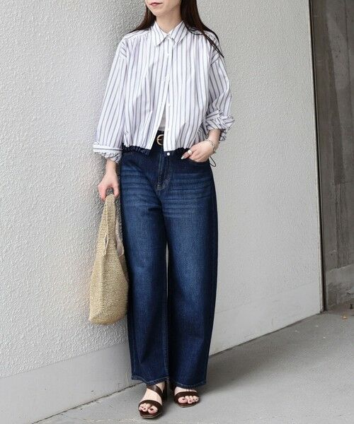 SHIPS / シップス シャツ・ブラウス | SHIPS Colors:〈洗濯機可能〉TC ストライプ シャツ ブルゾン2◇ | 詳細12