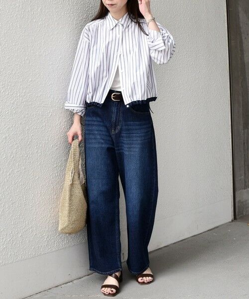 SHIPS / シップス シャツ・ブラウス | SHIPS Colors:〈洗濯機可能〉TC ストライプ シャツ ブルゾン2◇ | 詳細13