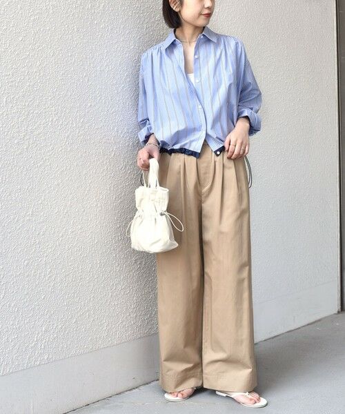 SHIPS / シップス シャツ・ブラウス | SHIPS Colors:〈洗濯機可能〉TC ストライプ シャツ ブルゾン2◇ | 詳細24