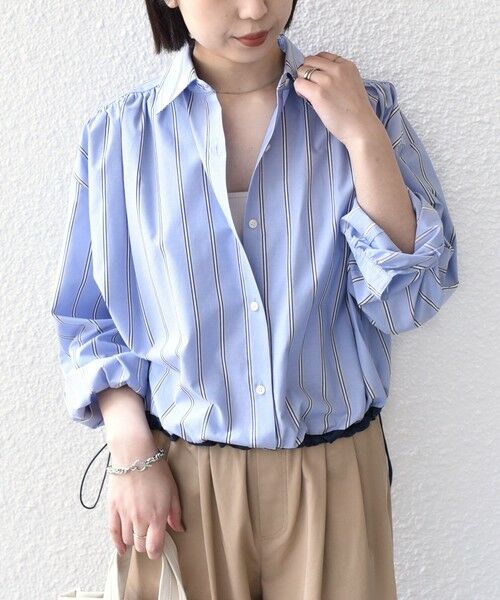 SHIPS / シップス シャツ・ブラウス | SHIPS Colors:〈洗濯機可能〉TC ストライプ シャツ ブルゾン2◇ | 詳細26