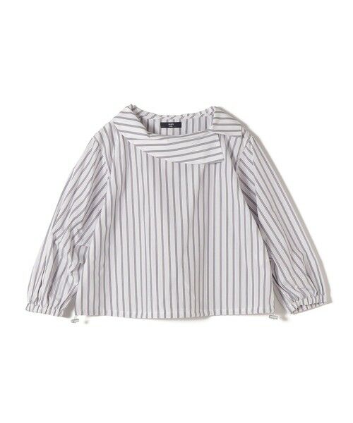 SHIPS / シップス シャツ・ブラウス | SHIPS Colors:〈洗濯機可能〉ロールカラー ストライプ ブラウス2◇ | 詳細1