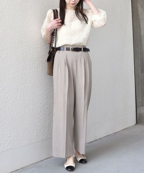 SHIPS / シップス シャツ・ブラウス | SHIPS Colors:〈手洗い可能〉シアー フロッキー ドット 5分袖 ブラウス◇ | 詳細19