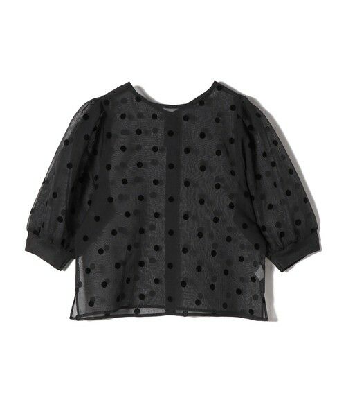 SHIPS / シップス シャツ・ブラウス | SHIPS Colors:〈手洗い可能〉シアー フロッキー ドット 5分袖 ブラウス◇ | 詳細21