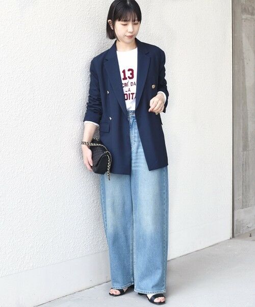 SHIPS / シップス カットソー（半袖以外） | SHIPS Colors:〈洗濯機可能〉26SS フロッキー ロゴ TEE（ロンT） | 詳細11