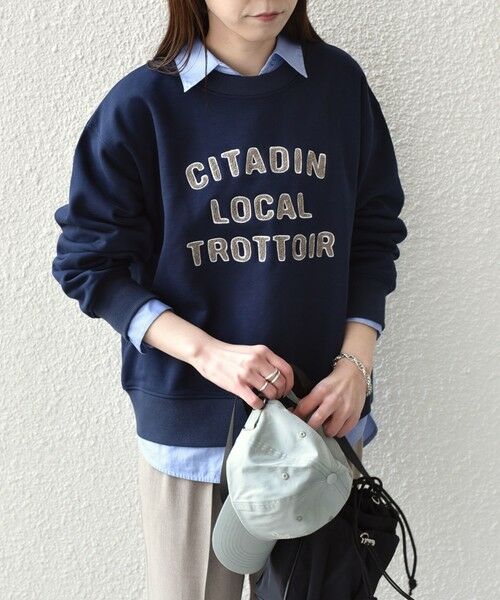 SHIPS / シップス スウェット | SHIPS Colors:〈洗濯機可能〉サガラ 刺繍 スウェット◇ | 詳細24