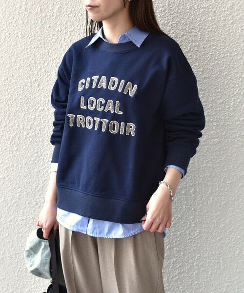 SHIPS / シップス スウェット | SHIPS Colors:〈洗濯機可能〉サガラ 刺繍 スウェット◇ | 詳細25