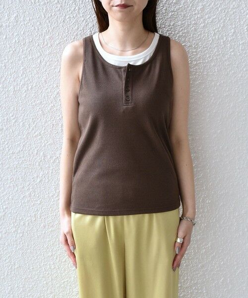 SHIPS / シップス タンクトップ | SHIPS Colors:〈手洗い可能〉レイヤード タンクトップ セット◇ | 詳細10