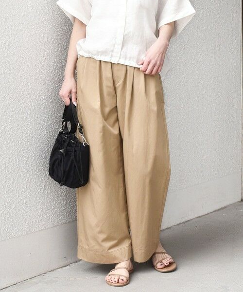 SHIPS / シップス チノ・ワークパンツ | SHIPS Colors:〈手洗い可能〉TC チノ イージー パンツ | 詳細10