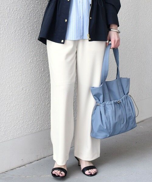 SHIPS / シップス その他パンツ | SHIPS Colors:〈手洗い可能〉カット ジョーゼット イージーパンツ（セットアップ対応可能） | 詳細8