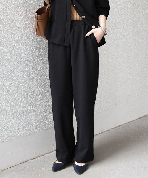 SHIPS / シップス その他パンツ | SHIPS Colors:〈手洗い可能〉カット ジョーゼット イージーパンツ（セットアップ対応可能） | 詳細13