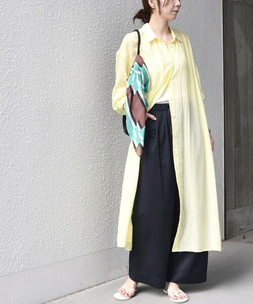 SHIPS / シップス ロング・マキシ丈ワンピース | SHIPS Colors:〈手洗い可能〉ボイル シャンブレー シャツ ワンピース◇ | 詳細26