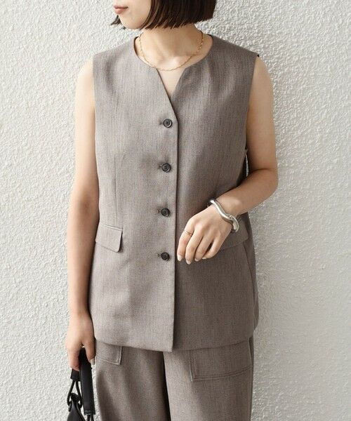 SHIPS / シップス ベスト | SHIPS Colors:〈洗濯機可能〉デラオックス スキッパー ジレ（セットアップ対応可能）◇ | 詳細16