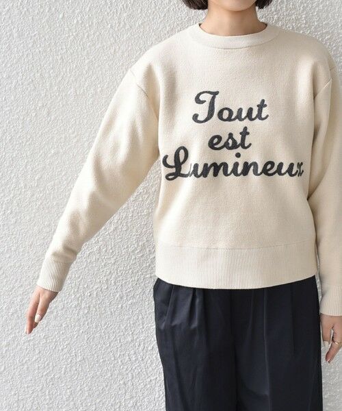 SHIPS / シップス ニット・セーター | SHIPS Colors:〈手洗い可能〉サガラ ロゴ ニット | 詳細6