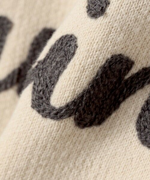 SHIPS / シップス ニット・セーター | SHIPS Colors:〈手洗い可能〉サガラ ロゴ ニット | 詳細2