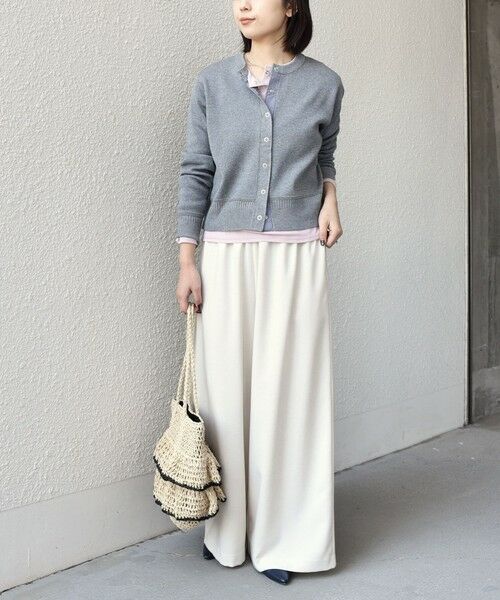 SHIPS / シップス カーディガン・ボレロ | SHIPS Colors:〈手洗い可能〉スウェットライク リングドット カーディガン | 詳細10