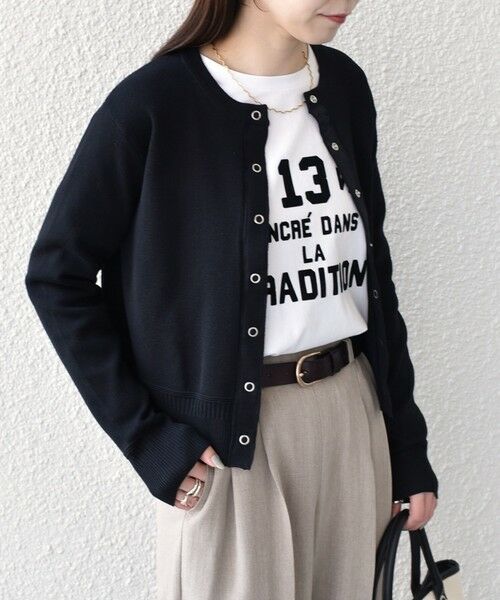 SHIPS / シップス カーディガン・ボレロ | SHIPS Colors:〈手洗い可能〉スウェットライク リングドット カーディガン | 詳細17