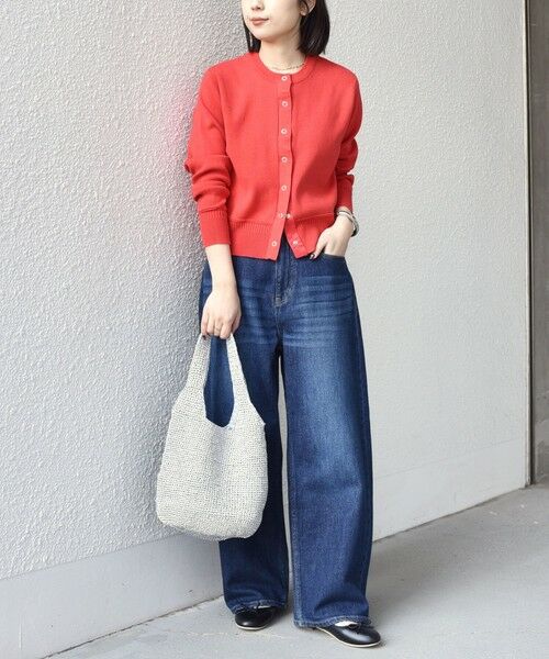 SHIPS / シップス カーディガン・ボレロ | SHIPS Colors:〈手洗い可能〉スウェットライク リングドット カーディガン | 詳細27