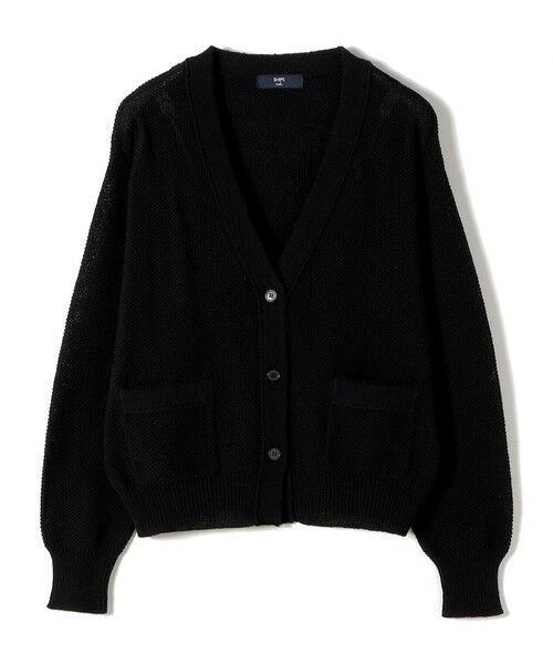 SHIPS / シップス カーディガン・ボレロ | SHIPS Colors:〈手洗い可能〉ペーパー ライク フリンジ ポケット カーディガン◆ | 詳細1