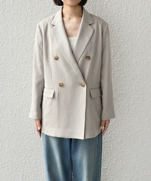 SHIPS / シップス テーラードジャケット | SHIPS Colors:〈手洗い可能〉デラオックス ダブルボタン ジャケット2（セットアップ対応可能）◇ | 詳細9