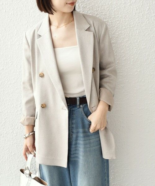 SHIPS / シップス テーラードジャケット | SHIPS Colors:〈手洗い可能〉デラオックス ダブルボタン ジャケット2（セットアップ対応可能）◇ | 詳細14