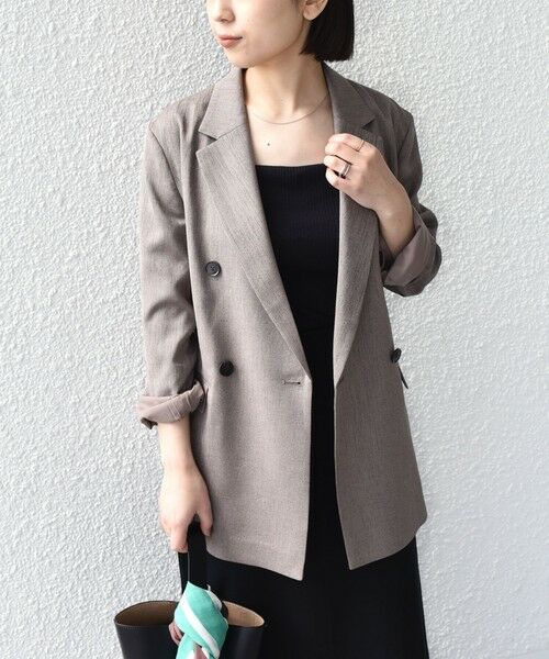 SHIPS / シップス テーラードジャケット | SHIPS Colors:〈手洗い可能〉デラオックス ダブルボタン ジャケット2（セットアップ対応可能）◇ | 詳細23