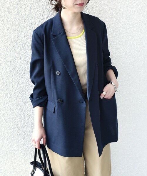 SHIPS / シップス テーラードジャケット | SHIPS Colors:〈手洗い可能〉デラオックス ダブルボタン ジャケット2（セットアップ対応可能）◇ | 詳細30