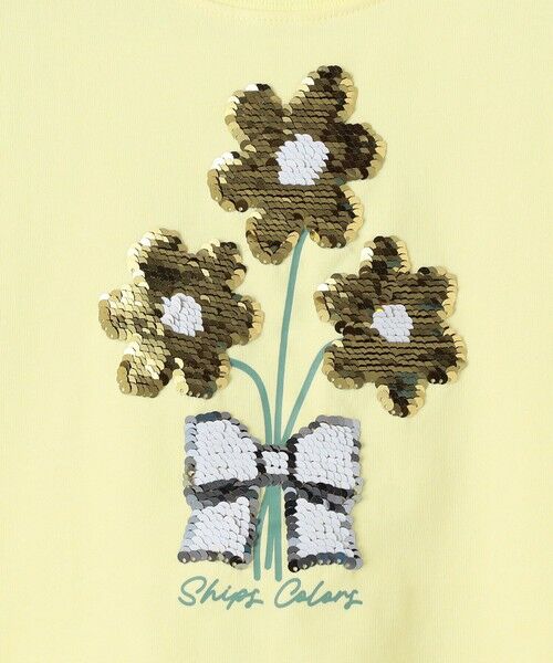 SHIPS / シップス カットソー（半袖以外） | SHIPS Colors:100〜130cm / 〈手洗い可能〉スパンコール 刺繍 ロンT | 詳細13