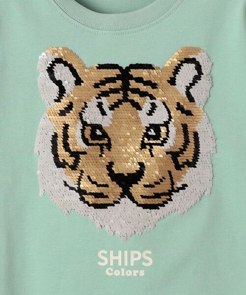 SHIPS / シップス カットソー（半袖以外） | SHIPS Colors:100〜130cm / 〈手洗い可能〉スパンコール 刺繍 ロンT | 詳細20