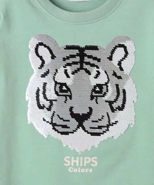 SHIPS / シップス カットソー（半袖以外） | SHIPS Colors:100〜130cm / 〈手洗い可能〉スパンコール 刺繍 ロンT | 詳細21