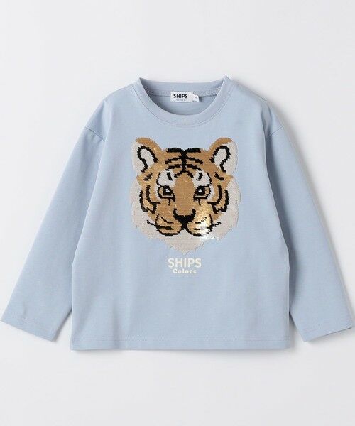 SHIPS / シップス カットソー（半袖以外） | SHIPS Colors:100〜130cm / 〈手洗い可能〉スパンコール 刺繍 ロンT | 詳細25