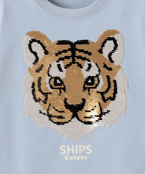 SHIPS / シップス カットソー（半袖以外） | SHIPS Colors:100〜130cm / 〈手洗い可能〉スパンコール 刺繍 ロンT | 詳細26