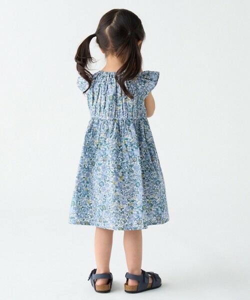 SHIPS / シップス ロング・マキシ丈ワンピース | SHIPS Colors:90〜140cm /〈洗濯機可能〉スモッキング フラワー ワンピース◇ | 詳細25