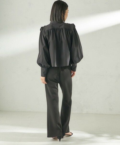 SHIPS / シップス シャツ・ブラウス | 堀田茜×SHIPS:〈接触冷感/撥水/洗濯機可能〉TEXBRID(R) ギャザー ブラウス | 詳細17