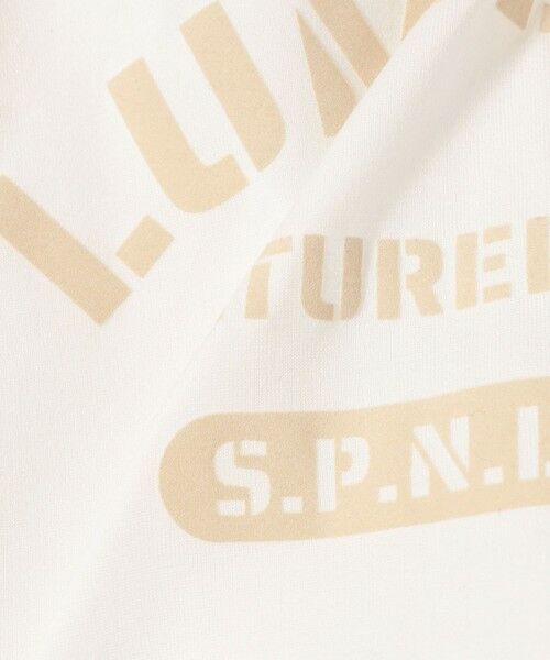 SHIPS / シップス Tシャツ | SHIPS Primary Navy Label:LUMIERE フロッキー プリント TEE | 詳細7