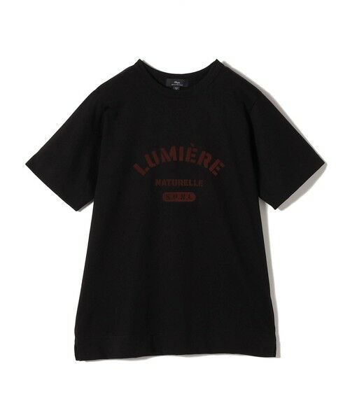SHIPS / シップス Tシャツ | SHIPS Primary Navy Label:LUMIERE フロッキー プリント TEE | 詳細15