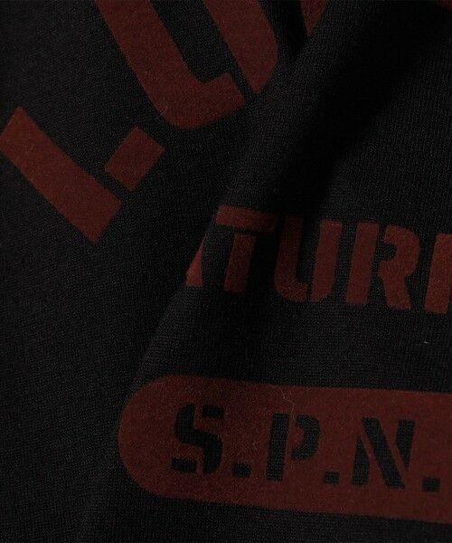 SHIPS / シップス Tシャツ | SHIPS Primary Navy Label:LUMIERE フロッキー プリント TEE | 詳細16