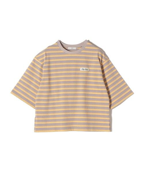 SHIPS / シップス Tシャツ | 【WEB限定】マルチ ボーダー 5分袖 TEE | 詳細10