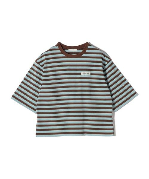 SHIPS / シップス Tシャツ | 【WEB限定】マルチ ボーダー 5分袖 TEE | 詳細24