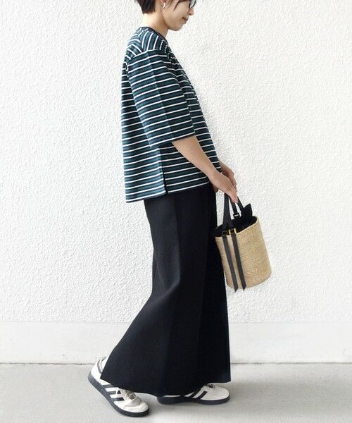 SHIPS / シップス Tシャツ | 【WEB限定】マルチ ボーダー 5分袖 TEE | 詳細29