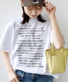 SHIPS / シップス Tシャツ | 《予約》【WEB限定】バック タック ショート スリーブ ロゴ プリント TEE