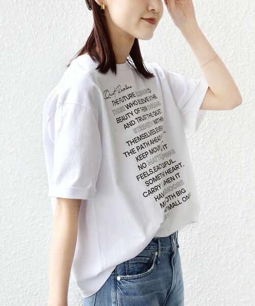 SHIPS / シップス Tシャツ | 《予約》【WEB限定】バック タック ショート スリーブ ロゴ プリント TEE | 詳細10