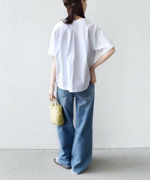 SHIPS / シップス Tシャツ | 《予約》【WEB限定】バック タック ショート スリーブ ロゴ プリント TEE | 詳細3