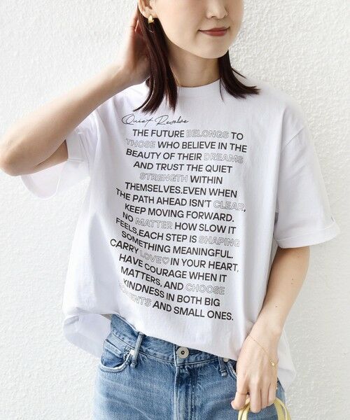 SHIPS / シップス Tシャツ | 《予約》【WEB限定】バック タック ショート スリーブ ロゴ プリント TEE | 詳細6