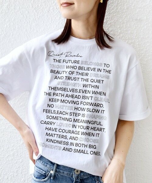 SHIPS / シップス Tシャツ | 《予約》【WEB限定】バック タック ショート スリーブ ロゴ プリント TEE | 詳細7