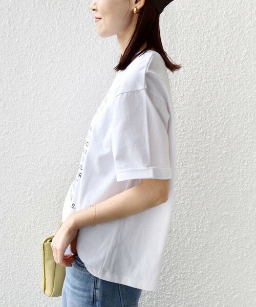 SHIPS / シップス Tシャツ | 《予約》【WEB限定】バック タック ショート スリーブ ロゴ プリント TEE | 詳細8