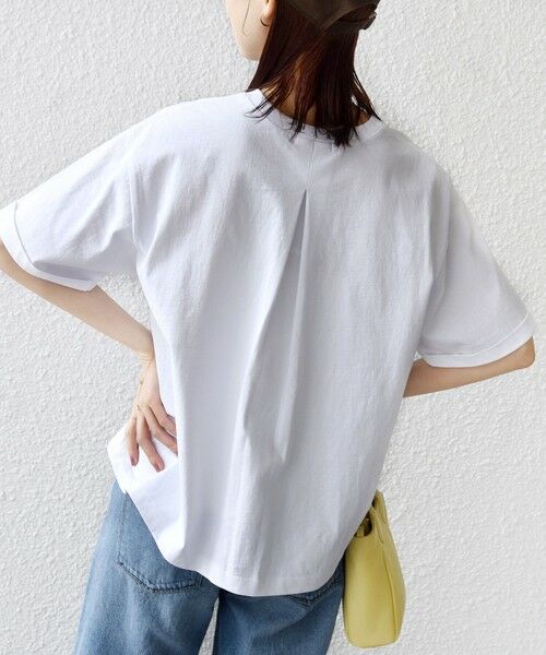 SHIPS / シップス Tシャツ | 《予約》【WEB限定】バック タック ショート スリーブ ロゴ プリント TEE | 詳細9