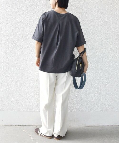 SHIPS / シップス Tシャツ | 《予約》【WEB限定】バック タック ショート スリーブ ロゴ プリント TEE | 詳細15